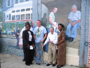 The Muralist and Models with Mural Detail